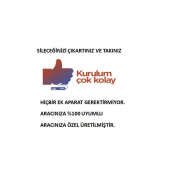RBW Renault Megane 2 Hatchback (2006-2008) Aracınıza Özel Muz Tip Silecek Takımı - 5