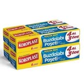 Koroplast Küçük Boy Buzdolabı Poşeti 160'lı 3+1 - 1