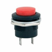 "180A" 16 mm Kırmızı Işıksız Push Buton - 1