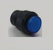 "180B" 16 mm Mavi Işıklı Push Buton - 1