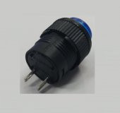 "180B" 16 mm Mavi Işıklı Push Buton - 2