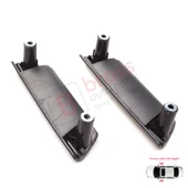 VW Transporter T5 Makyajsız Kasa 2003-2009 İçin Ön İç Kapı Kolu Tutamağı Seti Siyah 7H0867179F 80F thumbnail 4