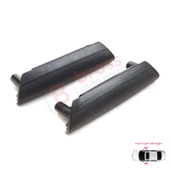 VW Transporter T5 Makyajsız Kasa 2003-2009 İçin Ön İç Kapı Kolu Tutamağı Seti Siyah 7H0867179F 80F thumbnail 2