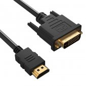 S-LINE FK5002 HDMI TO DVI KABLO- HDMI ERKEK TO DVI ERKEK 24+1KABLLO  1,5 METRE KABLO - 1