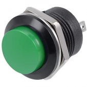 "180A" 16mm Yeşil Işıksız Push Buton - 1