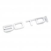 AUDI 50 TDI KROM BAGAJ YAZISI - 1