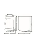 Basics Roca Basics Uyumlu Yavaş Kapanır Klozet Kapağı Kırılmaz Plastik - 3