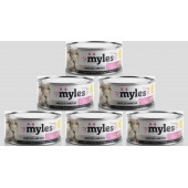 Myles Kedi Konserve Yaş Mama Kuzulu Pate 80 Gr x 6 Adet - 1