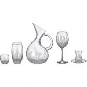 Kcd Cam Dekor Di̇zayn Işık 61 Parça Su Takımı thumbnail 1