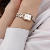 Maiar Kare Kasa Rose/Gümüş Kordon Kadın Kol Saati thumbnail 4