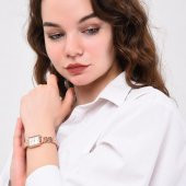 Maiar Kare Kasa Rose Kordon Kadın Kol Saati thumbnail 2