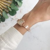 Maiar Kare Kasa Rose Kordon Kadın Kol Saati thumbnail 6