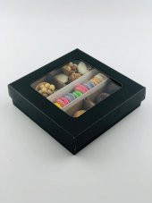 Kurabiye - Makaron Kutusu (4 Adet Mini Kutu 1 Adet Makaron Kutu) (10 Adet) - 2
