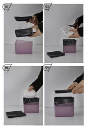 Nem Alıcı 1 kg Kare Aparat Lavanta thumbnail 3