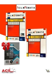 Acil Yayınları Permütasyon-Kombinasyon-Binom-Olasılık-Fonksiyonlar Çıkmış Sorular Hediyeli 3 Kaynak - 1