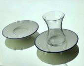 Şeker Portakalım Efegil 12 Parça Çay Bardak Takımı Seti Nostalji Emaye İncebelli - 2