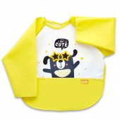 BabyJem 034 Bebek Poli Muşamba Kollu Önlük - 1