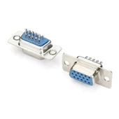 15 Pin Dişi D-Sub VGA Konnektör Fiş Lehimli - 2