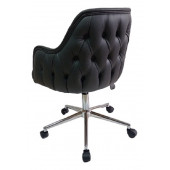 Bilgisayar ve Çalışma Koltuğu Suni Deri Krom Yıldız Ayaklı - 5