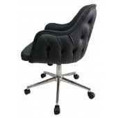 Bilgisayar ve Çalışma Koltuğu Suni Deri Krom Yıldız Ayaklı - 6