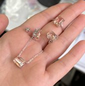 SilverPoint Baget Taşlı Üçlü Set - 2