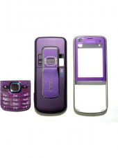 Nokia 6220C Telefon Kasası + Telefon Kapağı + Tuş Takımı (MOR) - 1