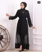Modatalika Yeni sezon Kadın Ferace Abaya - 7