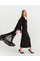 Modatalika Yeni sezon Kadın Ferace Abaya - 4