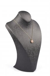 Ay Taşı Doğal Taş Gold Renkli Kolye thumbnail 2