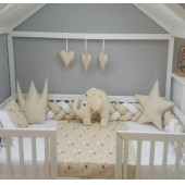 Bonibos Poly Montesöri Uyku Seti 90x190 Krem - 1