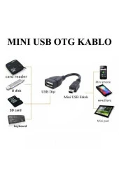 Mini USB OTG Kablo - 5 Pin USB Çevirici Kablo - 5
