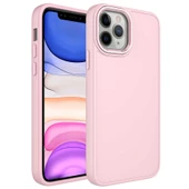 iPhone 12 Pro Max Kılıf Luna Dışı Soft Yumuşak İçi Kadife Kılıf - 8