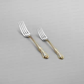 Nehir Lalezar Altın Sade 89 Parça Çatal Kaşık Bıçak Takımı thumbnail 6