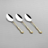 Nehir Lalezar Altın Sade 89 Parça Çatal Kaşık Bıçak Takımı thumbnail 3