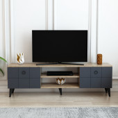 BMdekor TV Sehpası Roma Atlantik Antrasit A01 160 cm - 1