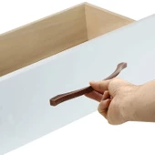 Kartaca 224-256 mm Eskitme Antik Bakır Metal Mobilya Mutfak Çekmece Dolap Kulpu Kulbu Kulpları - 6