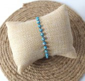 Bileklik Nazar Boncuklu Ayarlanabilir Asansörlü Kötü Göz Kovucu Bileklik 13484 - 1