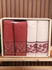 Özdilek Estate Kutulu Havlu Set 4 Adet 50X90 El Yüz Havlusu - 11