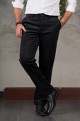İNCE FİTİLLİ REGULAR KESİM BORU PAÇA ERKEK KADİFE PANTOLON - 3