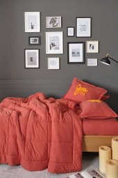 Karaca Home Motto Cotton Comfort Tek Kişilik Mercan - 3