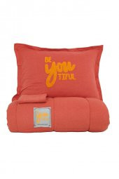 Karaca Home Motto Cotton Comfort Tek Kişilik Mercan - 5