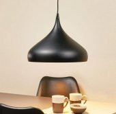 MYLIGHTS RETRO RUSTIK MODERN SPOR METAL ENDUSTRİYEL TEKLİ SARKIT AVİZE ÇAP 30 ( EV İSYERİ VEYA CAFE) - 1