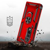 Samsung Galaxy Z Fold 4 Kılıf Yüzüklü Magnetic Standlı Vega Kapak - 7