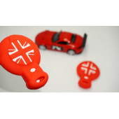 Mini Cooper Clubman Countryman R56 Silikon Anahtar Kırmızı Kılıf Seti thumbnail 1