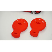 Mini Cooper Clubman Countryman R56 Silikon Anahtar Kırmızı Kılıf Seti thumbnail 4