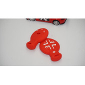 Mini Cooper Clubman Countryman R56 Silikon Anahtar Kırmızı Kılıf Seti thumbnail 5