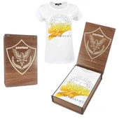Fenerbahçe Kadın Tribün Fırça Logolu T-Shirt - 1