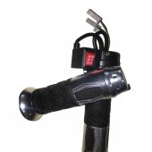 E-BİKE GAZ KOLU 875 KOMPLE 3 VİTES ALİMİNYUM ELCİKLİ GRİ - 1