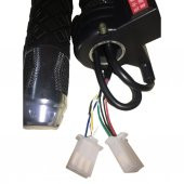 E-BİKE GAZ KOLU 875 KOMPLE 3 VİTES ALİMİNYUM ELCİKLİ GRİ - 2