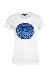 Fenerbahçe Orijinal Kadın Tribün Yaldızlı T-Shirt - 1